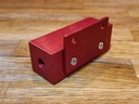 Red Aluminium Breather/Air Compressor Manifold